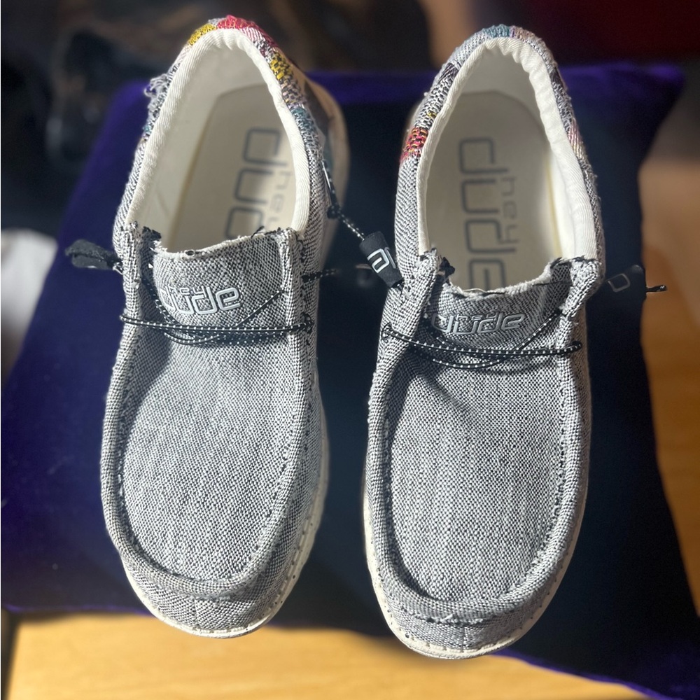 Hey Dude Gray Wendy Funk Slip-On Loafers